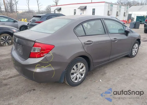 2012 Honda Civic Lx из США, поврежденный, VIN 2HGFB2F52CH521032